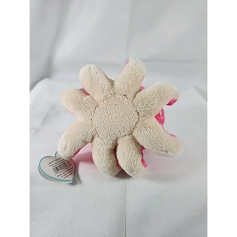 Ty Ollie the Pink Octopus Beanie Boo Polka Dot 4.5